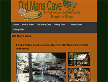 Tablet Screenshot of oldmanscave.net